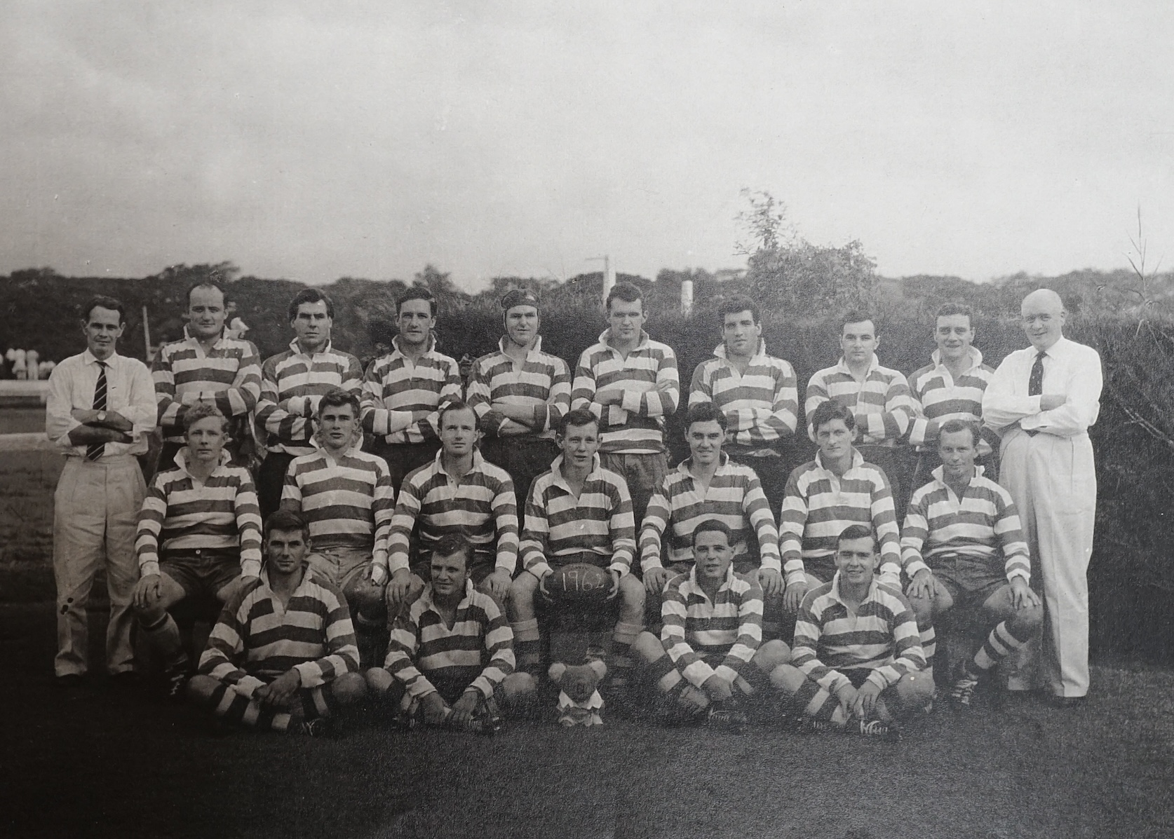 A collection of Photographs of Rugby teams including England vs Scotland 1962